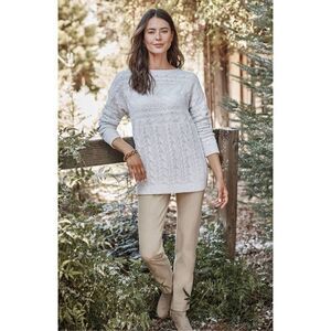 J. Jill pants size 20 brushed no stretch twill pants flax heather - NWT RETAILS